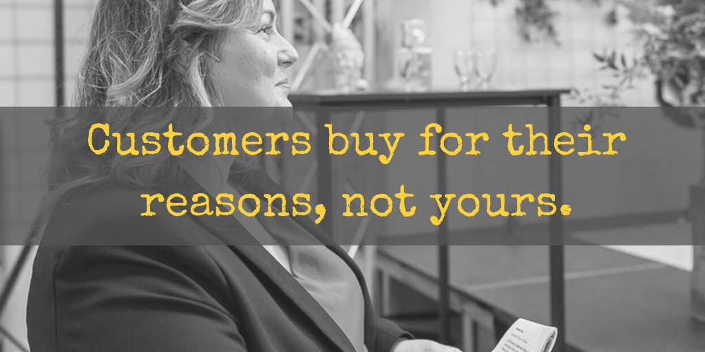 Blog Customers buy for their reason